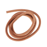 Maxbell 1m Round Leather Cord Thread For Kumihimo Jewelry Bracelets Making 6mm