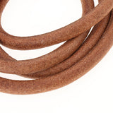 Maxbell 1m Round Leather Cord Thread For Kumihimo Jewelry Bracelets Making 8mm