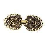 Max Pair Sew on Cardigan Buttons Bronze Flower