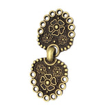 Max Pair Sew on Cardigan Buttons Bronze Flower