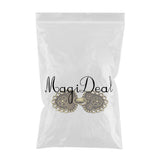 Max Pair Sew on Cardigan Buttons Bronze Flower