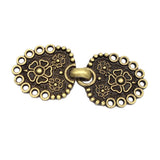 Max Pair Sew on Cardigan Buttons Bronze Flower