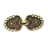 Max Pair Sew on Cardigan Buttons Bronze Flower