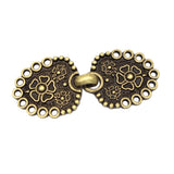 Max Pair Sew on Cardigan Buttons Bronze Flower