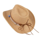 Women Straw Sun Hat Light Tan