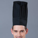 1 Piece Classic Adjustable Chef Hat Cap Dust Cap for Men / Women Black