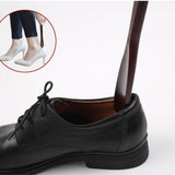 Max Long-Handle Shoe Horn Wood Shoehorn for Men Women Kids Seniors Pregnancy L