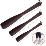 Max Long-Handle Shoe Horn Wood Shoehorn for Men Women Kids Seniors Pregnancy L