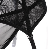 Maxbell Women Push up Bustier Sexy Corset Lace Printing Waist Cinche S-Black