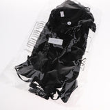 Maxbell Women Push up Bustier Sexy Corset Lace Printing Waist Cinche S-Black