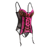 Maxbell Women Bustier Sexy Corset Set Chemises Negligees Stretch Bodysuit Bustier XL
