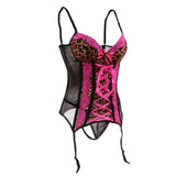 Maxbell Women Bustier Sexy Corset Set Chemises Negligees Stretch Bodysuit Bustier XXL