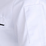 Max Unisex Short Sleeve Chef Jacket Kitchen Cook Coat Uniforms XL White