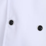 Max Unisex Short Sleeve Chef Jacket Kitchen Cook Coat Uniforms XL White