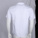 Max Unisex Short Sleeve Chef Jacket Kitchen Cook Coat Uniforms XL White