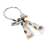 Max Korean Style Flower Ribbon Headband Long Hair Ribbon Garland Style 03