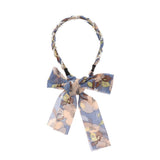 Max Korean Style Flower Ribbon Headband Long Hair Ribbon Garland Style 06