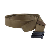 Max Outdoor Breathable Men Nylon Waist Belt With Alloy Buckle Brown