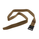 Max Outdoor Breathable Men Nylon Waist Belt With Alloy Buckle Brown