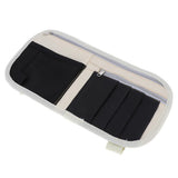 Max Car Sun Visor Organizer Beige