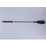 Maxbell PU Leather Riding Crop Straight Leather Handle Flogger Horse Whip Black 53cm