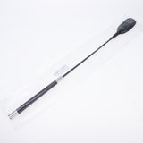 Maxbell PU Leather Riding Crop Straight Leather Handle Flogger Horse Whip Black 53cm