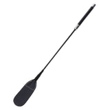 Maxbell PU Leather Riding Crop Straight Leather Handle Flogger Horse Whip Black 53cm