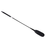 Maxbell PU Leather Riding Crop Straight Leather Handle Flogger Horse Whip Black 53cm