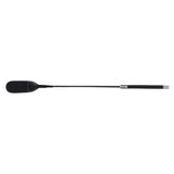 Maxbell PU Leather Riding Crop Straight Leather Handle Flogger Horse Whip Black 53cm