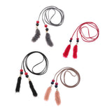Max Women Slim Waist Belt Rope Chain Faux Leather Clothes Accessories Red