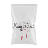 Max Women Slim Waist Belt Rope Chain Faux Leather Clothes Accessories Red