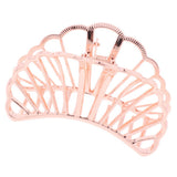 Max Vintage Metal Hair Claw Clip Women Hair Jaw Clips for Thick Hair Rose Gold