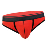 Mens 100% Cotton Low Rise Briefs Underwear Bikini 2XL Orange