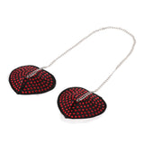 Maxbell Heart Reusable Adhesive Breast Nipple Cover Bra Pasties Pad Stickers Red