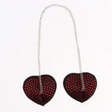 Maxbell Heart Reusable Adhesive Breast Nipple Cover Bra Pasties Pad Stickers Red