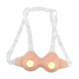 Silicone Breast Forms Lifelike False Boobs with Adjustable Straps Skin E