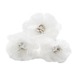 3Pcs/Set Bridal Flower Hairpin Hair Ornament Headwear Jewelry White