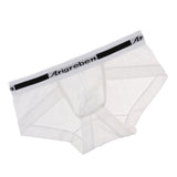 Maxbell Men Underwear Briefs Lace Low Rise Soft Underpant Sexy Lingerie M White
