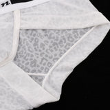 Maxbell Men Underwear Briefs Lace Low Rise Soft Underpant Sexy Lingerie M White