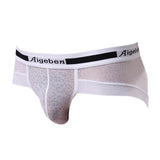 Maxbell Men Underwear Briefs Lace Low Rise Soft Underpant Sexy Lingerie M White