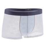 Maxbell Men Underwear Briefs Low Waist Soft Underpant Sexy Lingerie Gray L