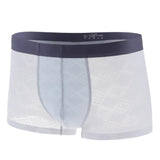 Maxbell Men Underwear Briefs Low Waist Soft Underpant Sexy Lingerie Gray L