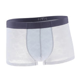 Maxbell Men Underwear Briefs Low Waist Soft Underpant Sexy Lingerie Gray L