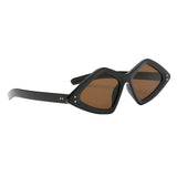 Vintage Women Men Sunglasses Brown