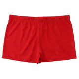 Max Women's Dance Skirts Latin Dance Dresses Dancewear for Ballroom M Red