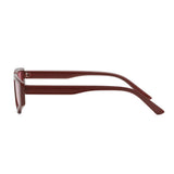 Max Rectangle Sunglasses Vintage Irregular Frame Shades Eyewear Red Frame