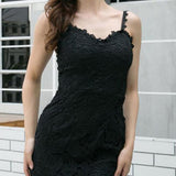 Max Women's Sexy Spaghetti Strap Backless Sleeveless Bodycon Club Mini Dress XL