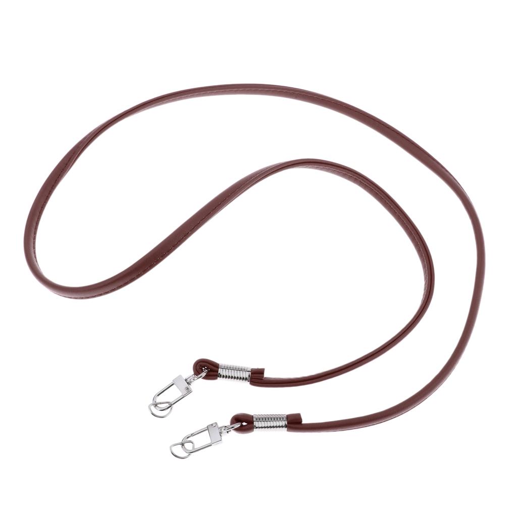 PU Leather Shoulder Bag Strap Replacement Handle DIY Handbag Purse Coffee