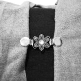 Maxbell Cardigan Duck Clips Clasps Crystal Shawl Blouse Sweater Shirt Collar Holder