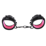 Maxbell Adjustable PU Leather Handcuff Ankle Cuff Restraints Adult Sex Toy Pink